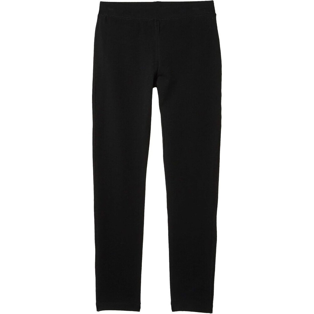 #4kids Essential Legging Girls 13 Black French Terry Elastic Waist Cozy RED534